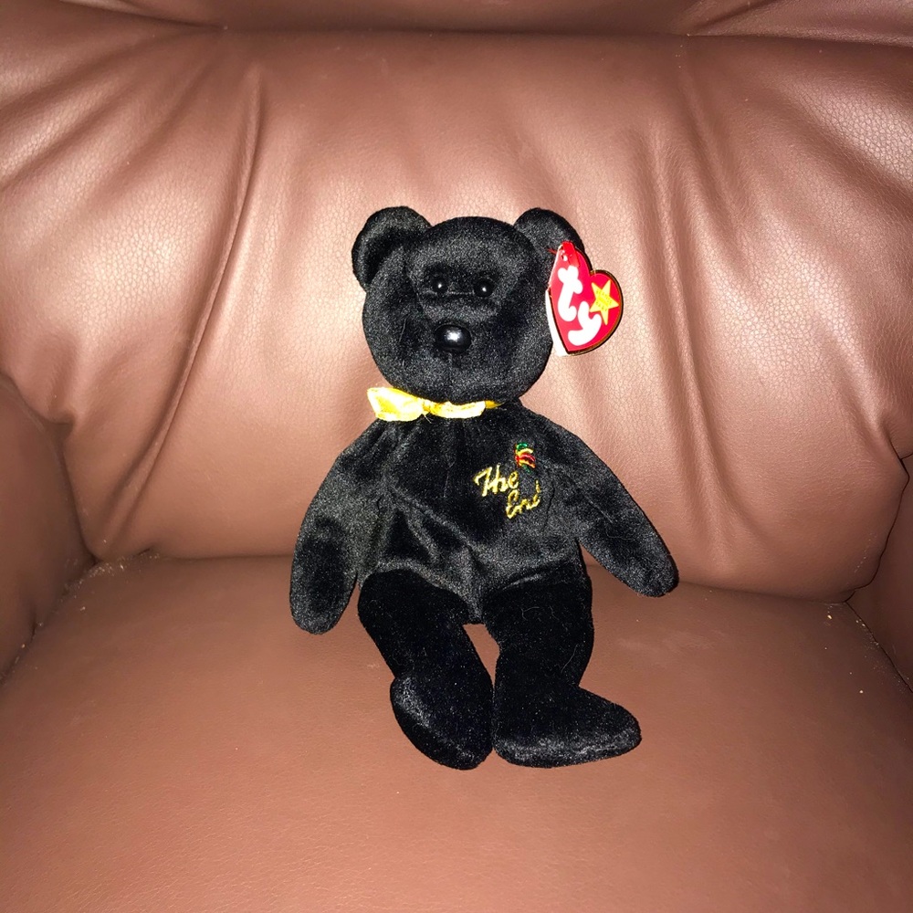 Ty Beanie The End Bear